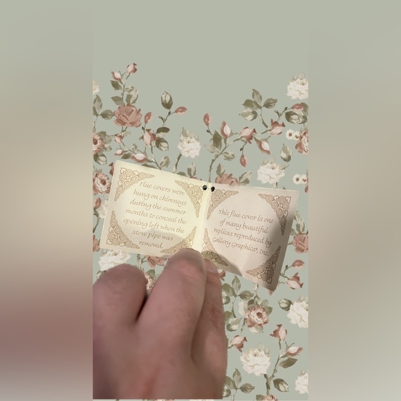 NWT Shabby Victorian Lady Woman Oval Picture Frame Gold Chain Wall Hanging Flue - Picture 10 of 11